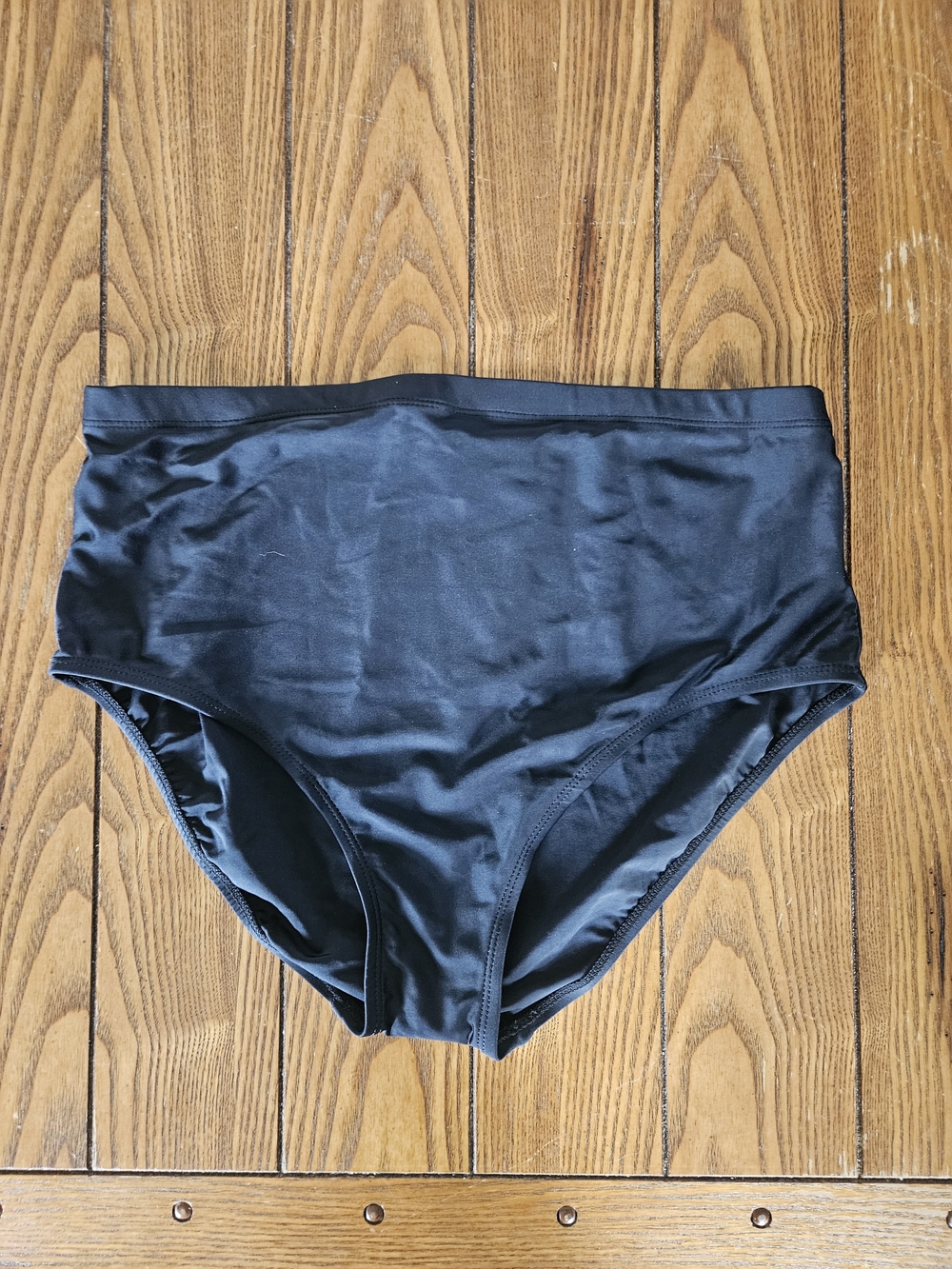 Krista Black High Waist Swim Bottoms, Size 1X